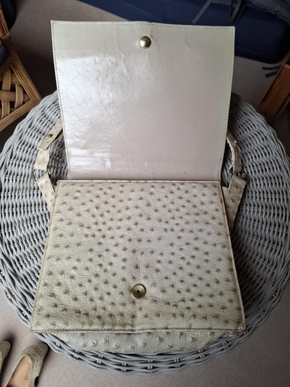 Vintage set schoenen en tasje