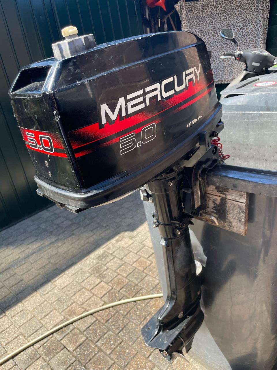 Mercury 5 pk en yamaha 8 pk