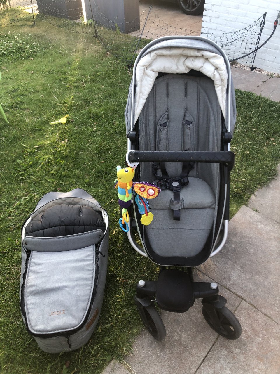 Joolz kinderwagen reiswieg en meerijdplankje