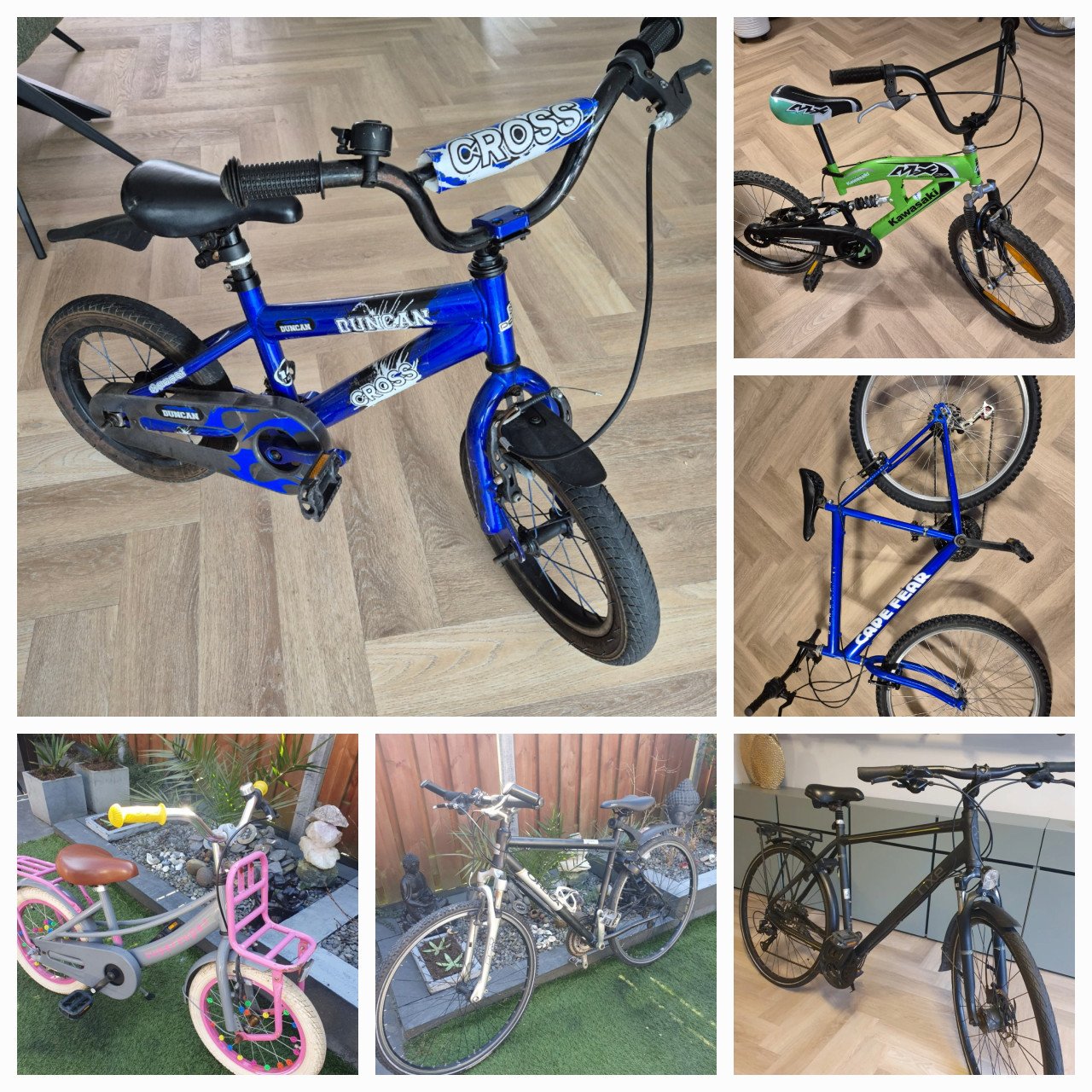 Verschillende mountainbikes | bezorgen mogelijk.