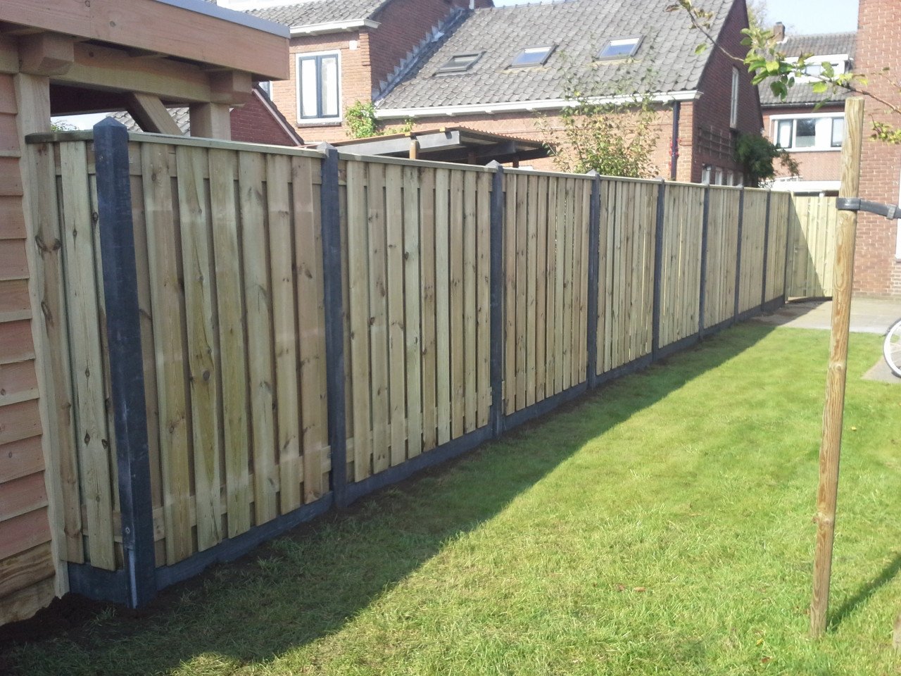 Hout Betonschutting Ook alles los leverbaar !!!!