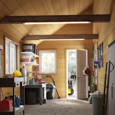 Tuinhuis schuur verlichting Slim LED Batten 120cm 36W 6000K