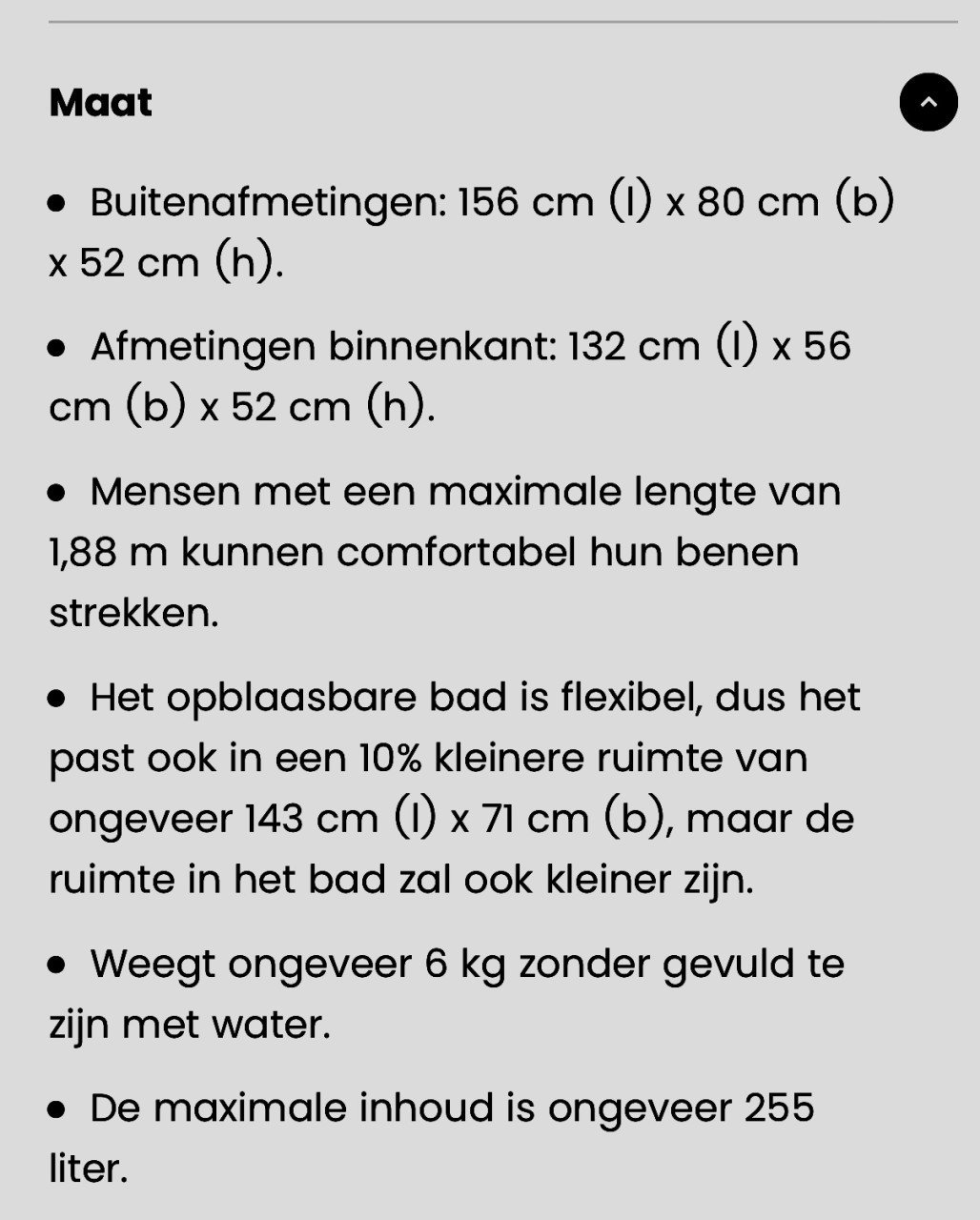 Tubble opblaasbad voor volwassenen