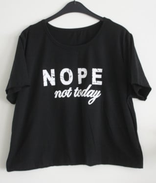 Zwarte shirt maat xxl