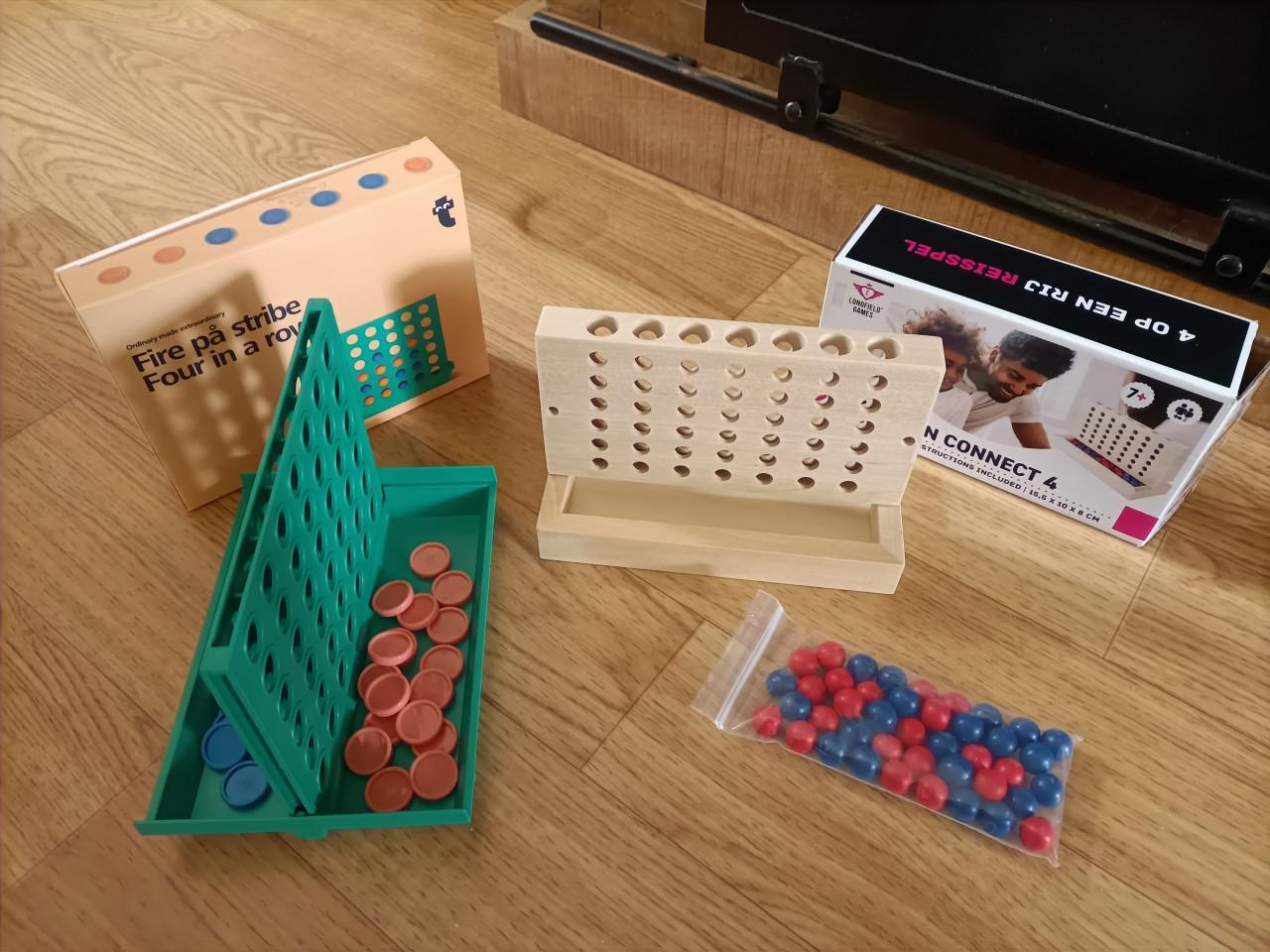 2x Vier open rij (voor €1,50)