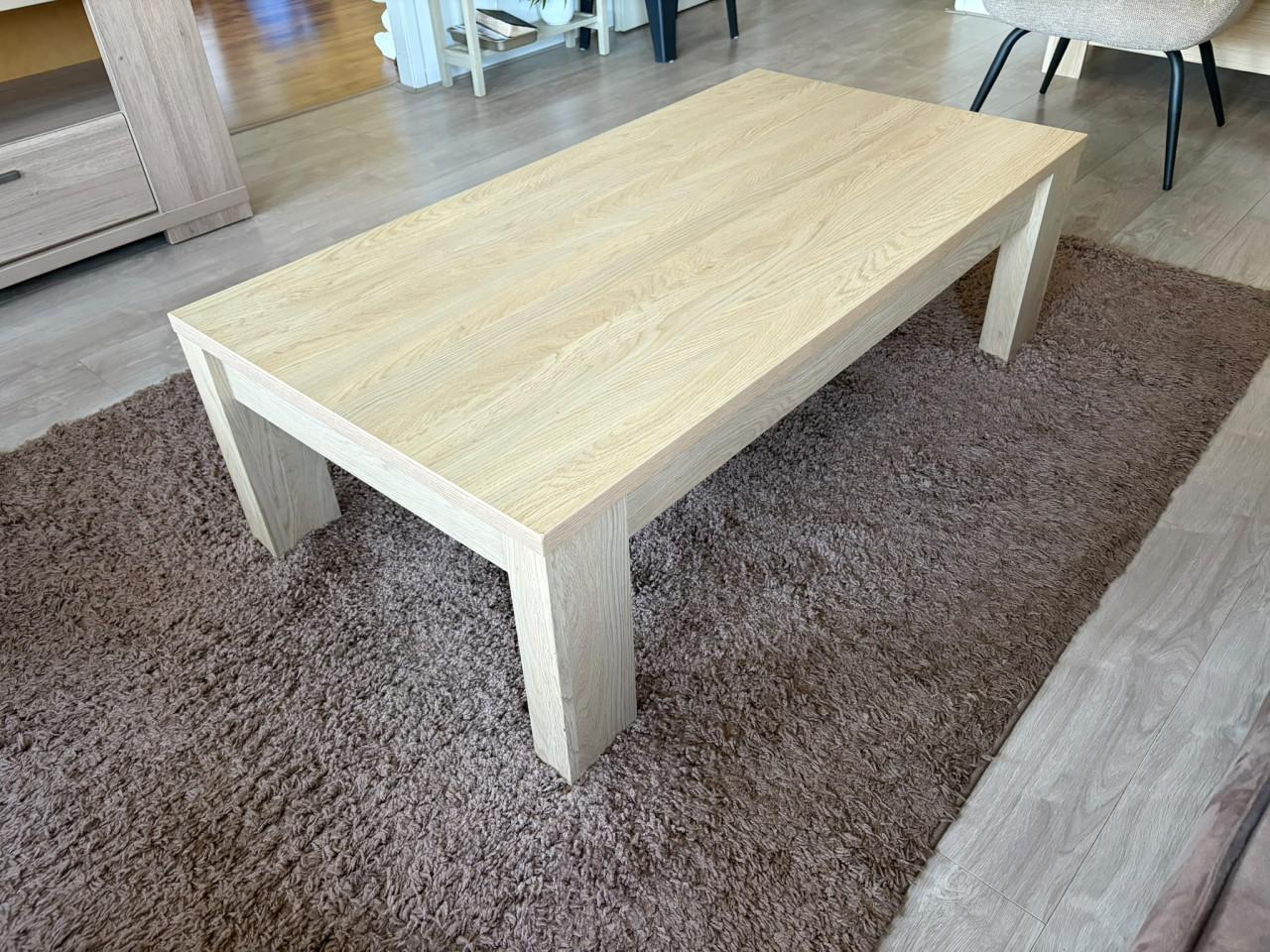 Salontafel licht hout