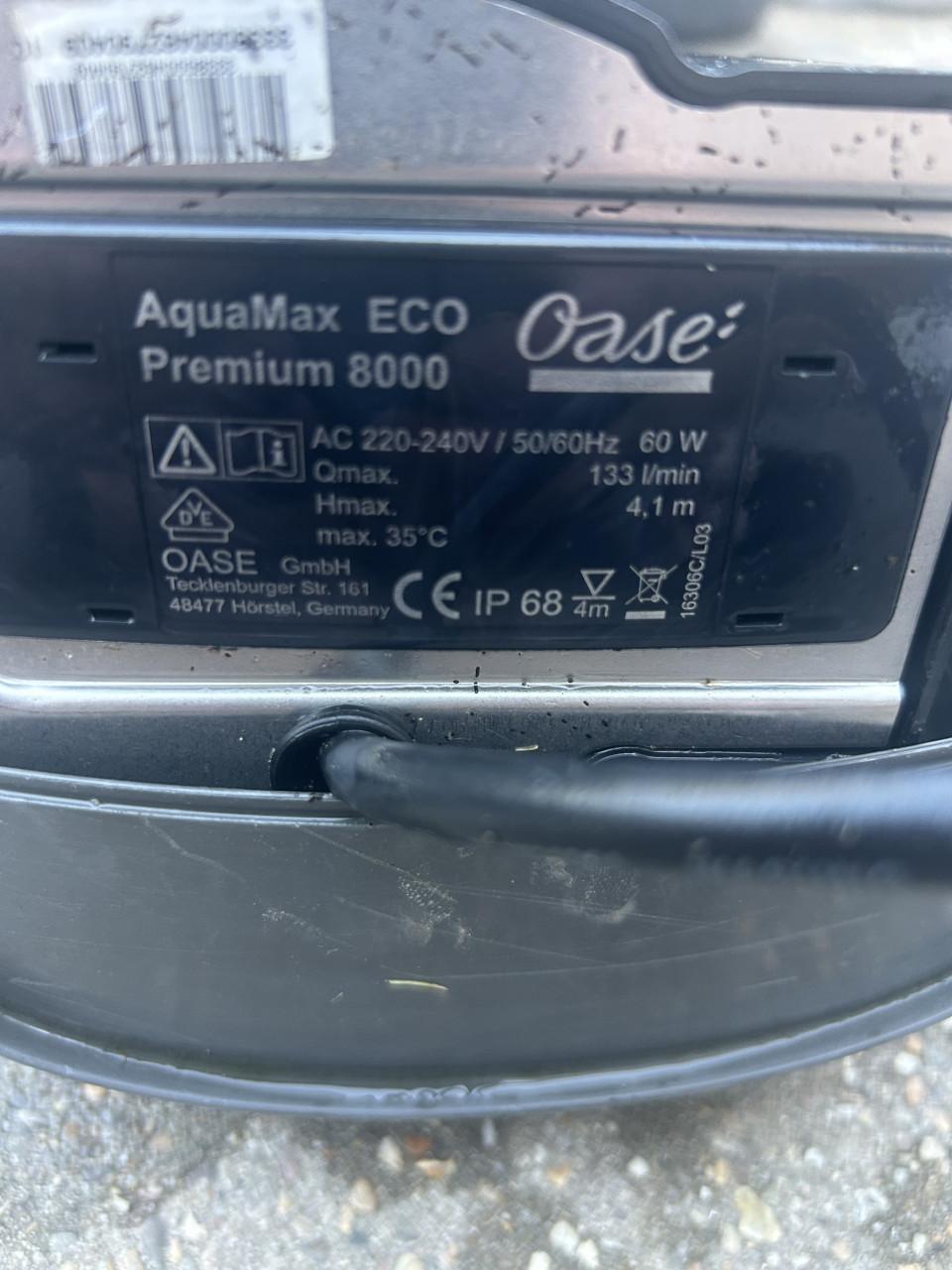 Te koop oase eco primium 8000 sterke en zuinige Vijverpomp