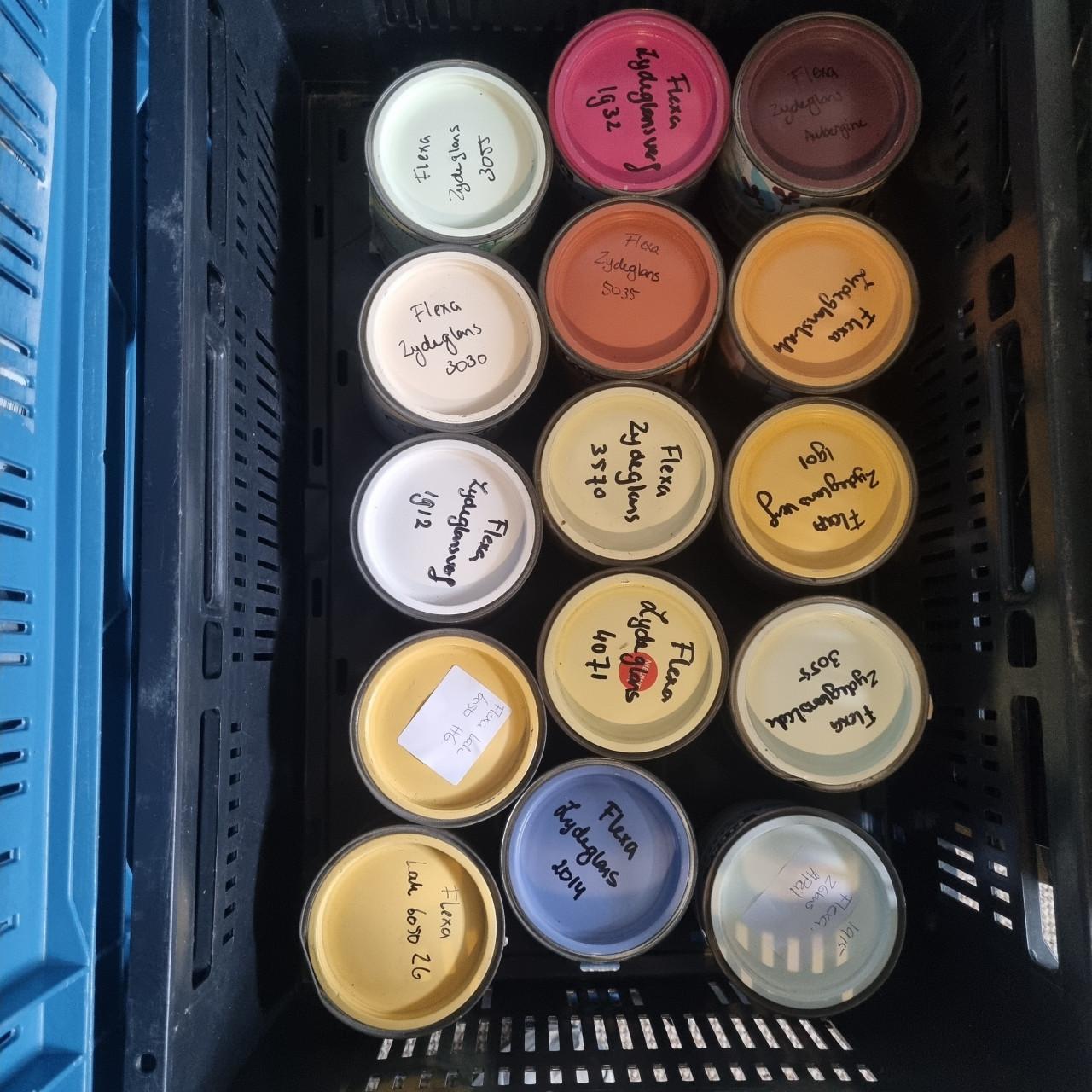 Diverse kleuren Flexa zijdeglans en hoogglans NIEUW