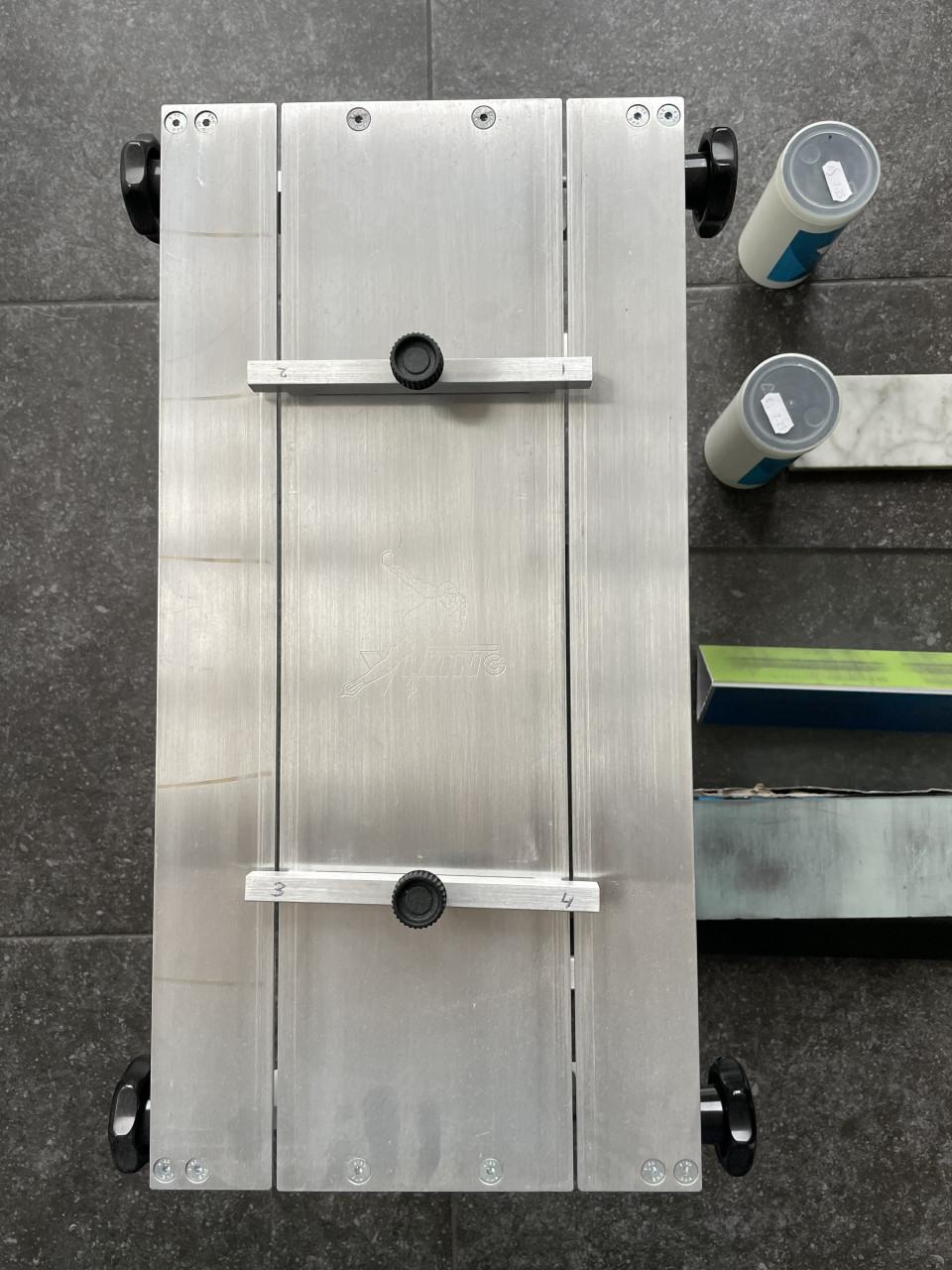 Slijptafel inclusief alle toebehoren