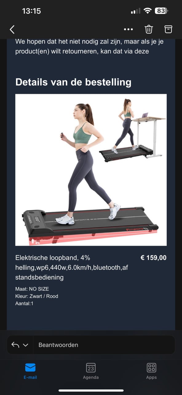 Loopband voor thuis! Nieuw!