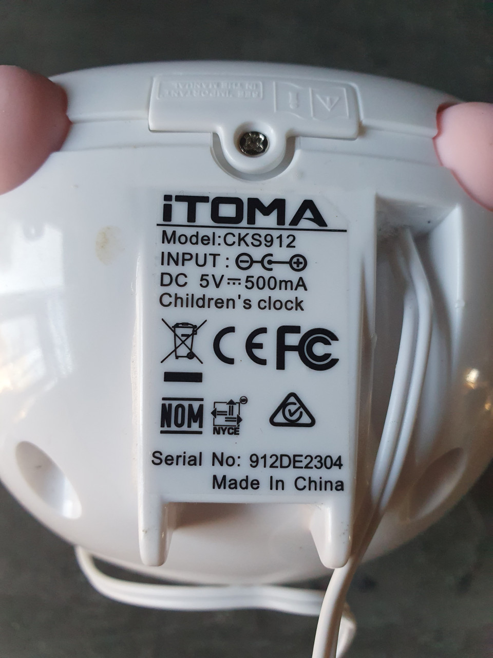 Zgan itoma addo kinder/slaapwekker met kleurrijke LED-verlichting....