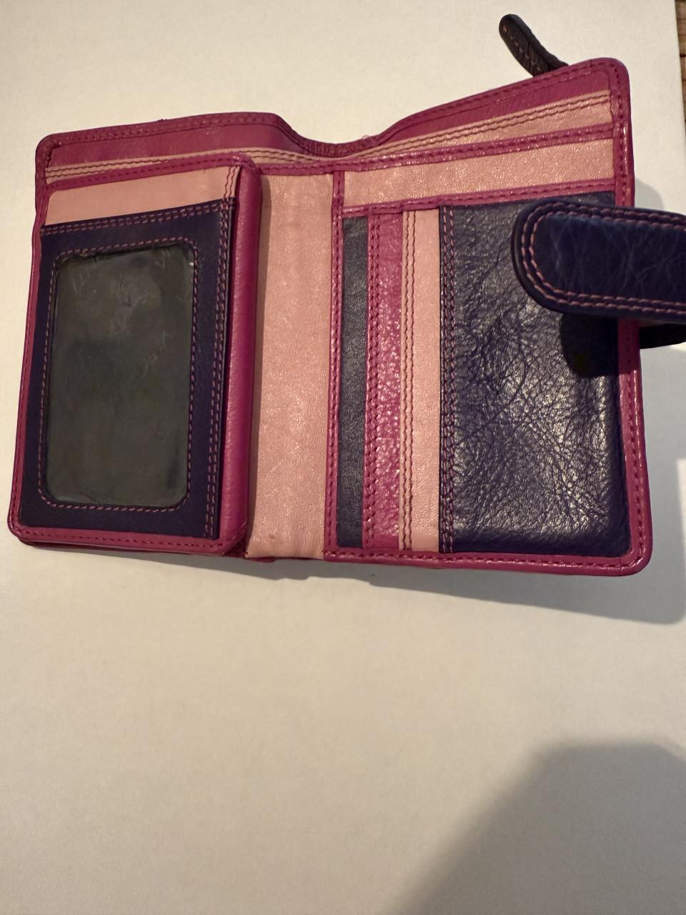 100% leren portemonnee Merk: Visconti