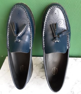 Blauwe schoenen (moccasins )40