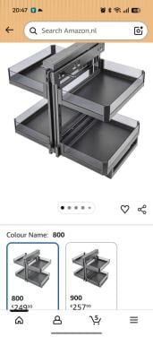 Hoekkast lade stevig model