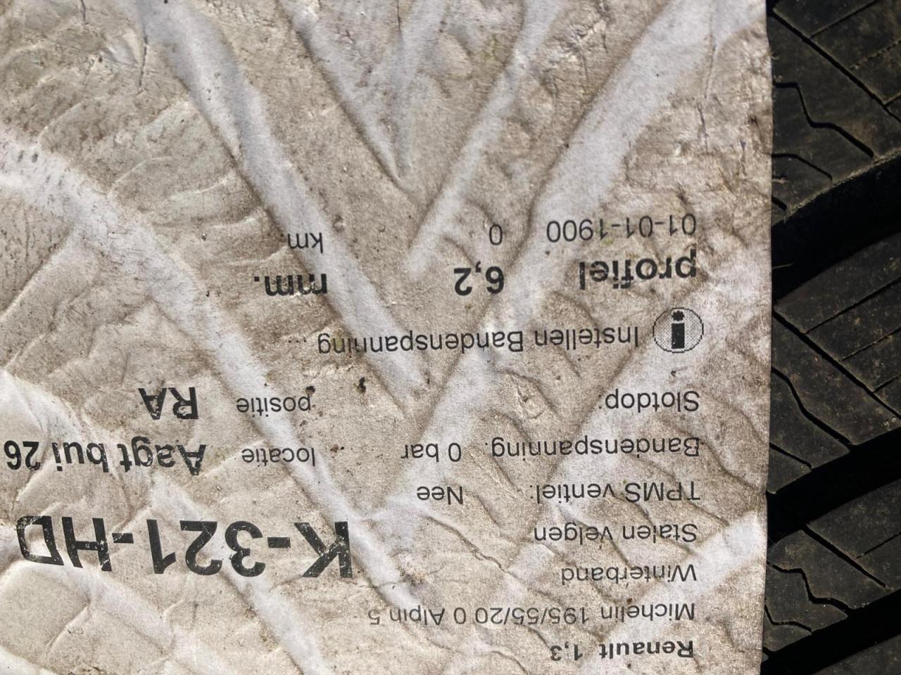 Winterbanden 195/55R20