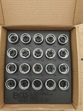 20 delige VAG slotboutsleutelset