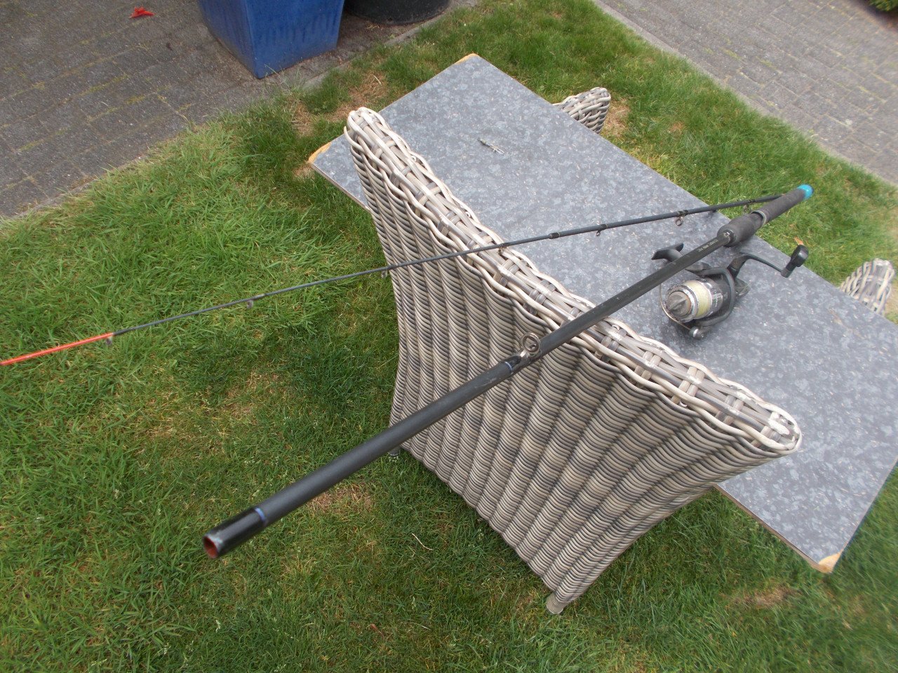 Binnenwater hengel met molen