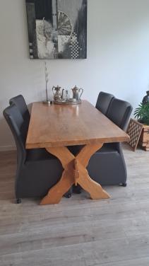 Eetkamertafel eikenhout