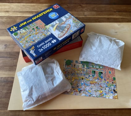 Jan van Haasteren puzzel | 2x 1000 stukjes | oa De Kaasmarkt