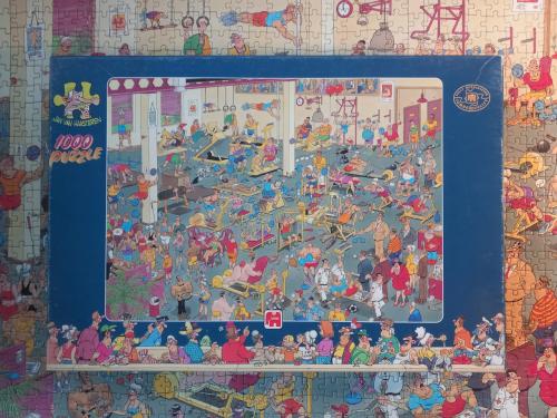 Jan van Haasteren puzzel Sportschool