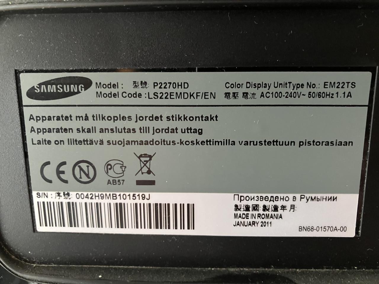 GRATIS Samsung SyncMaster P2270HD GERESERVEERD!