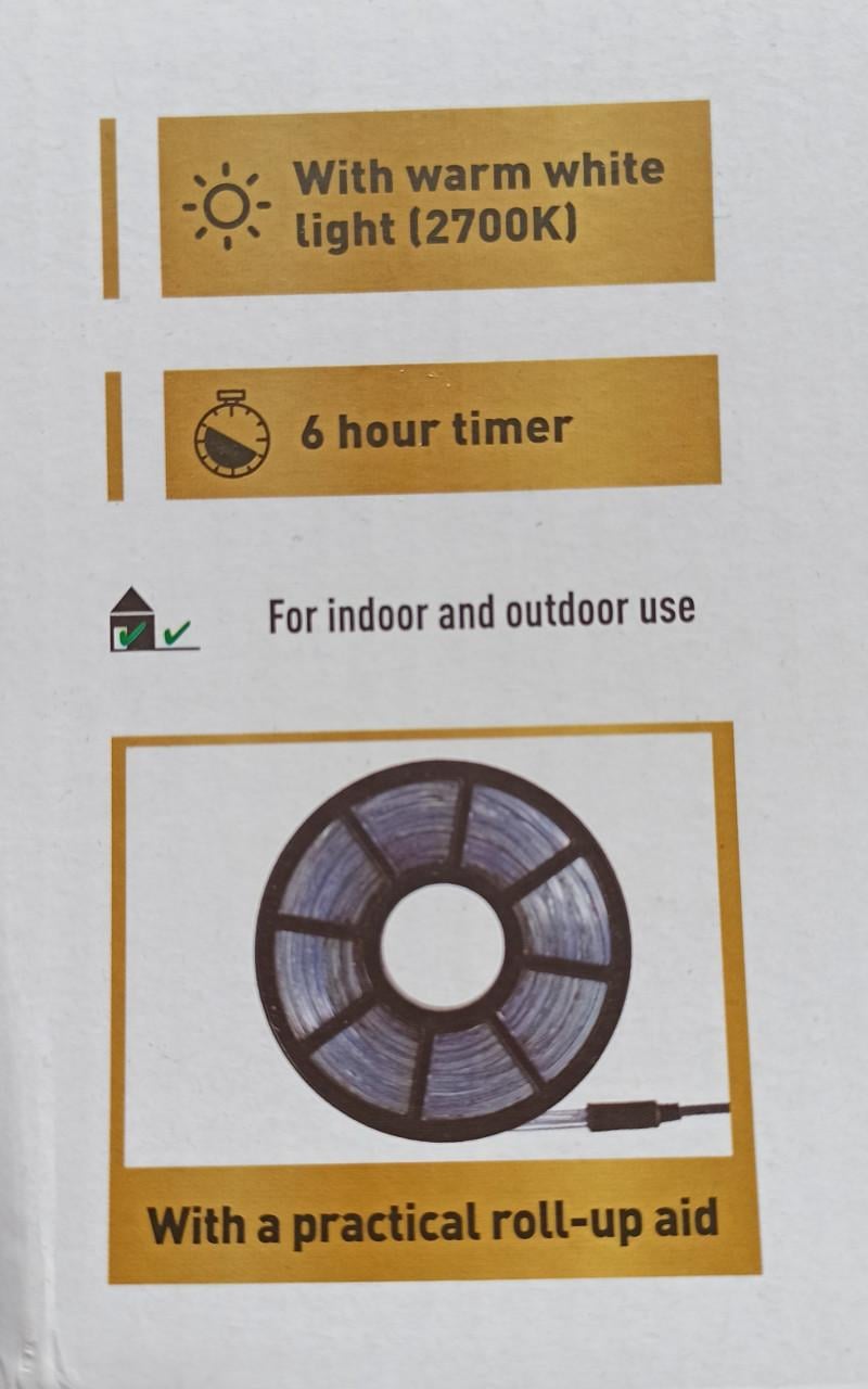 LIVARNO 10 meter home LED-lichtsnoer - IP44 binnen en buiten - Nieuw