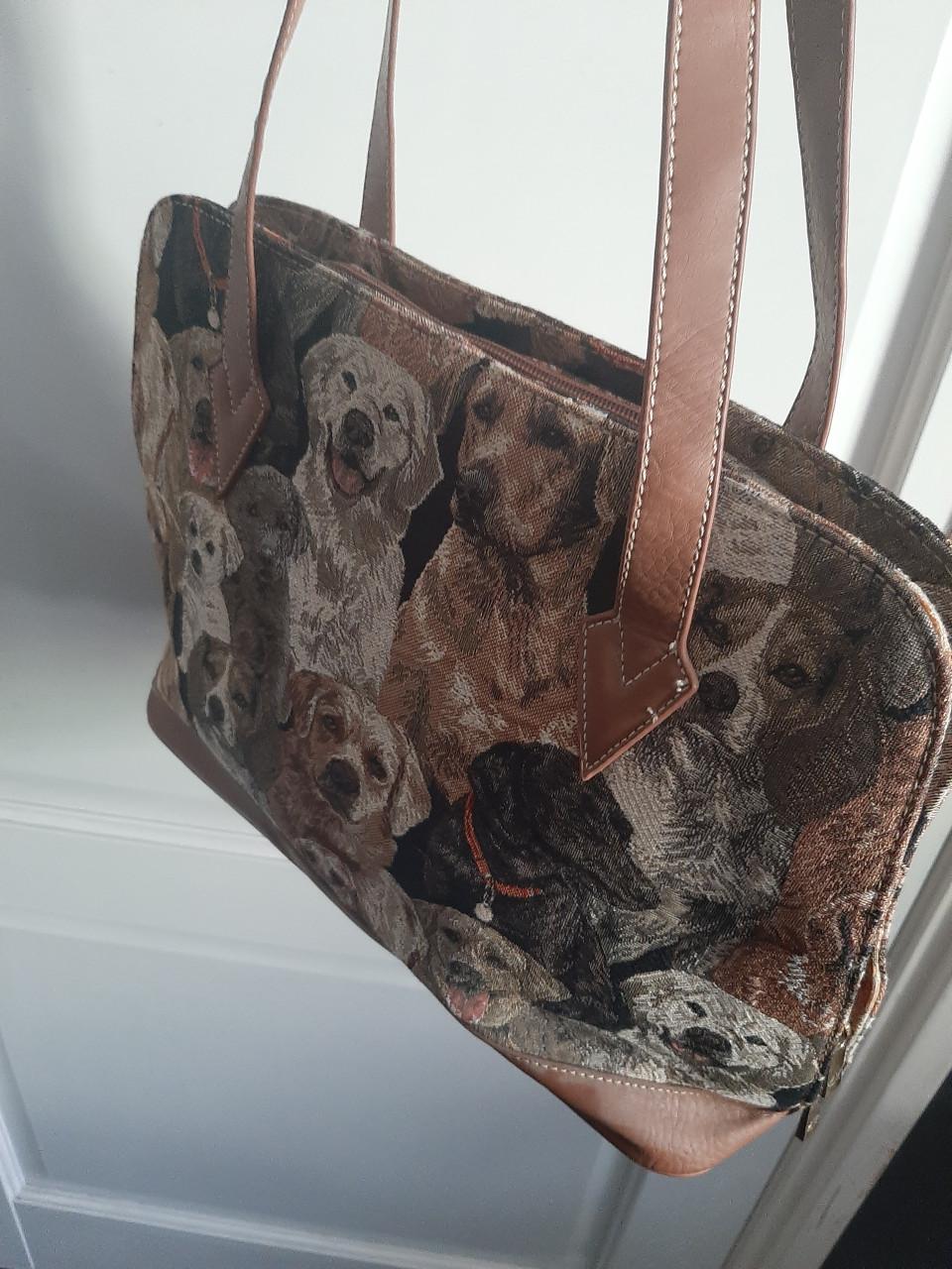 Mooie tas met honden afbeeldingen