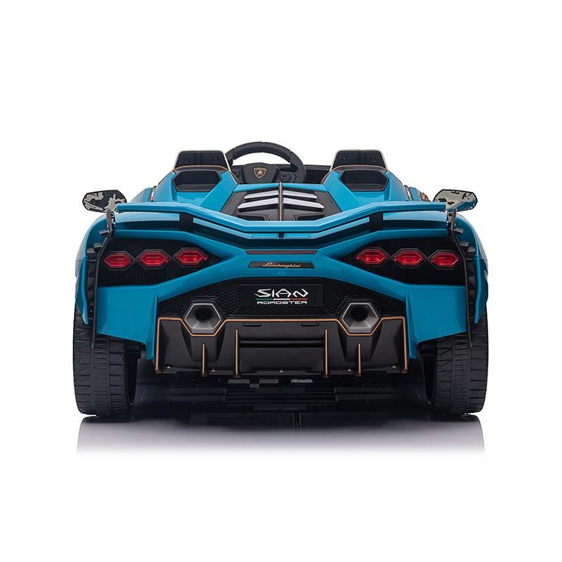 Elektrische Kinderauto 24V – Lamborghini Sian 2 zits | Blauw