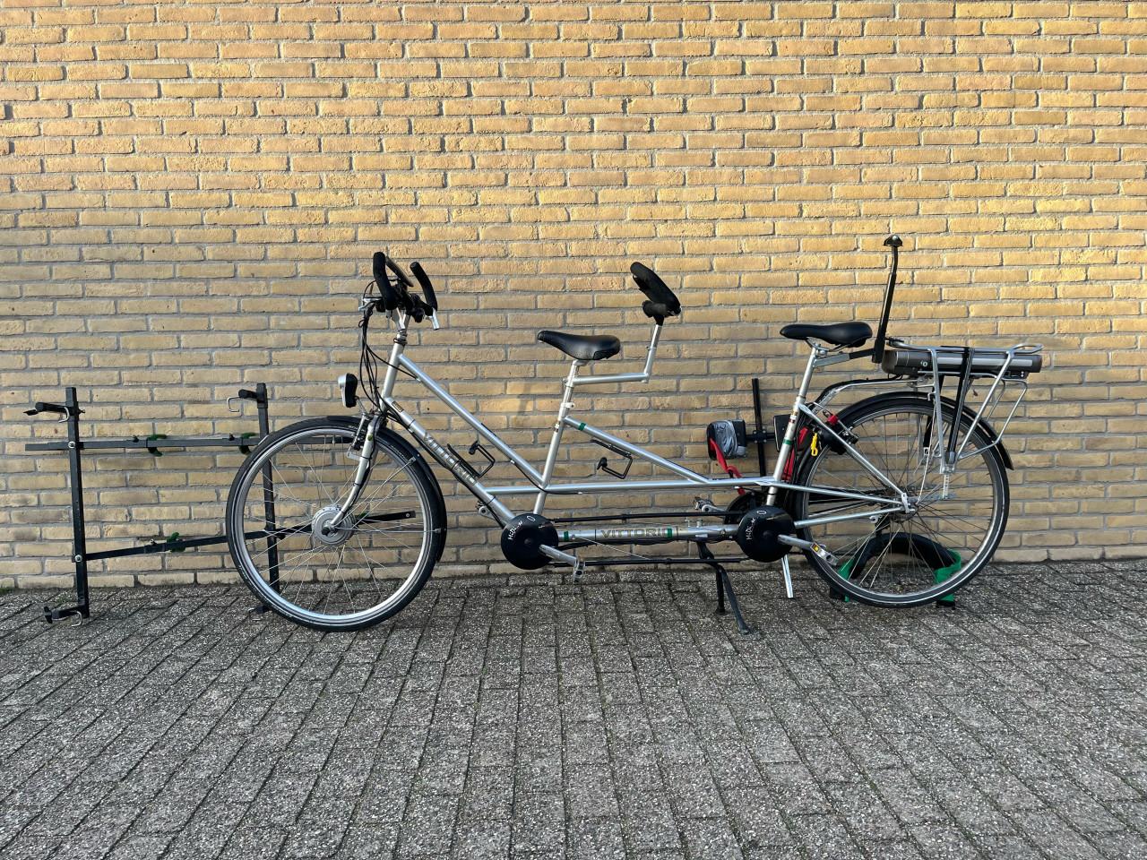 Tandem fiets elektrisch (lees beschrijving)