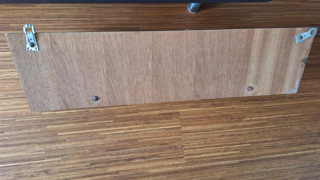 Retro kapstok hout met rvs-haken