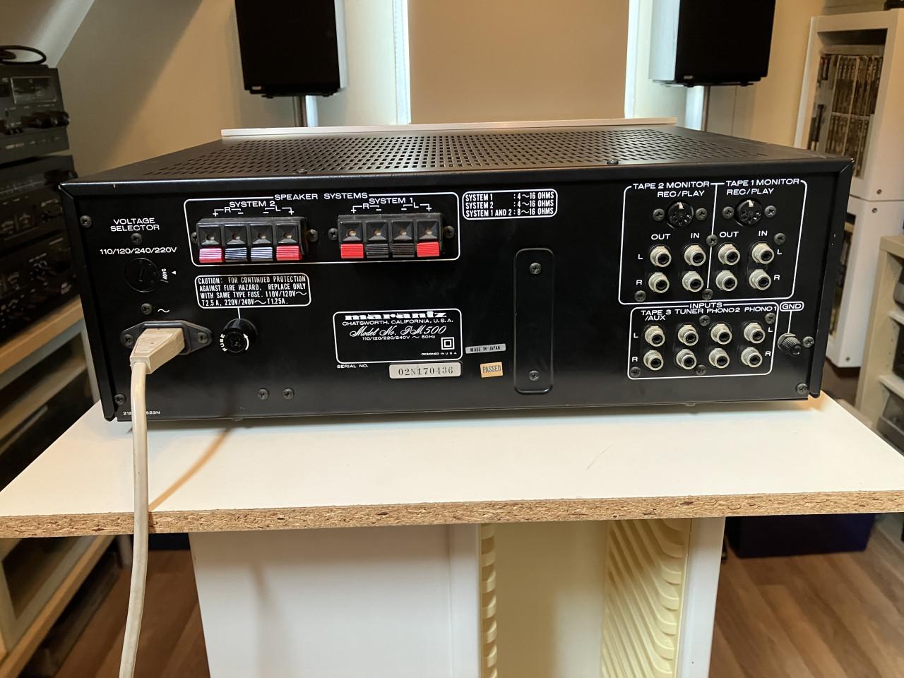 Marantz PM-500 en ST-400 vintage versterker + tuner geserviced met garantie