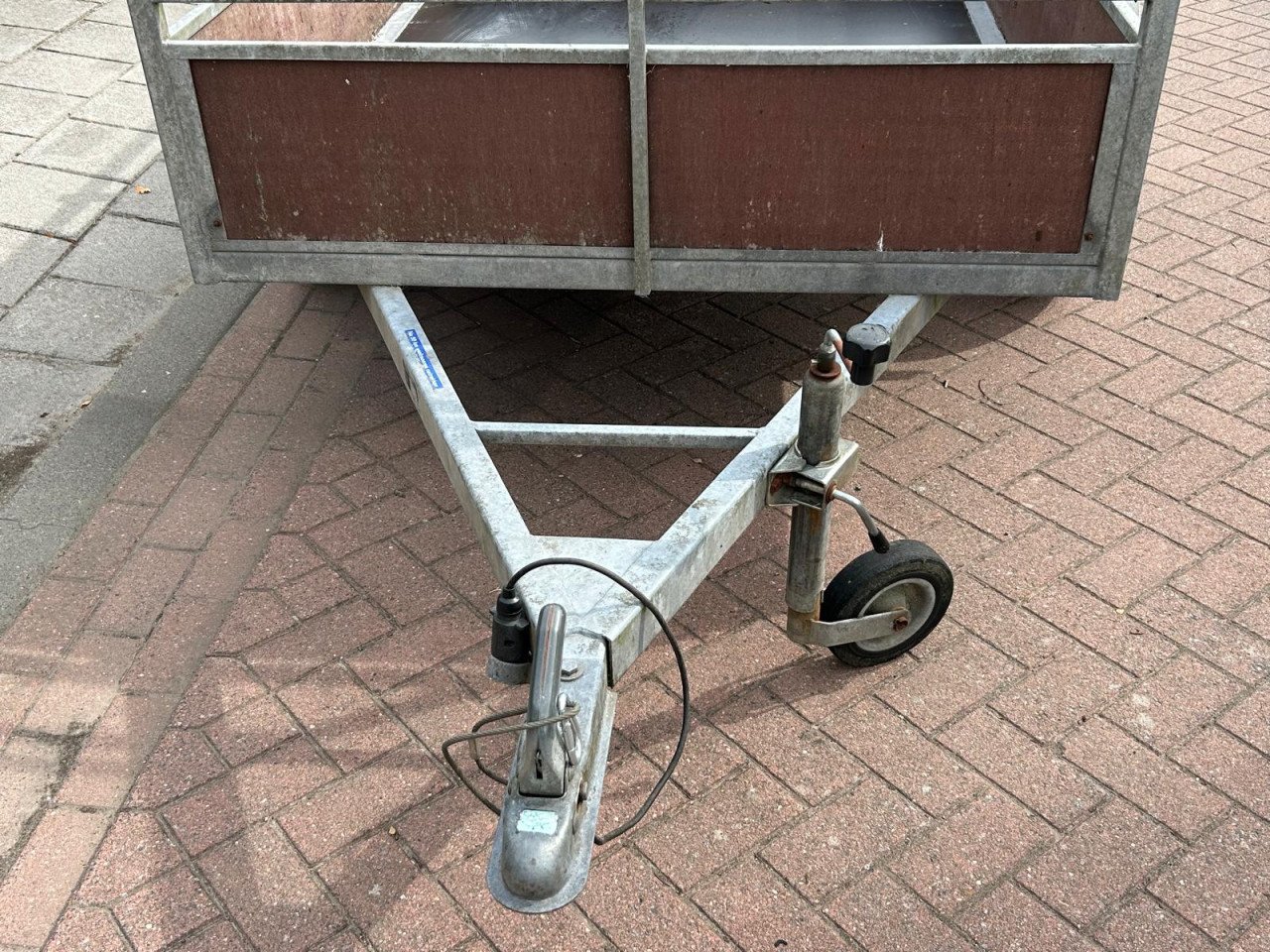 Schitterende Ruime Aanhanger met Koprek Neuswiel IZGS!!!