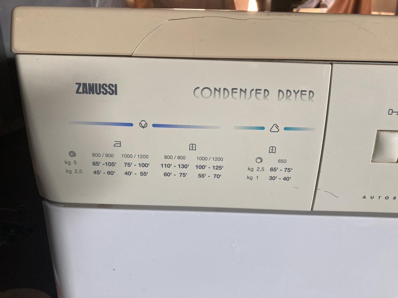 Condensor wasdroger Zanussi