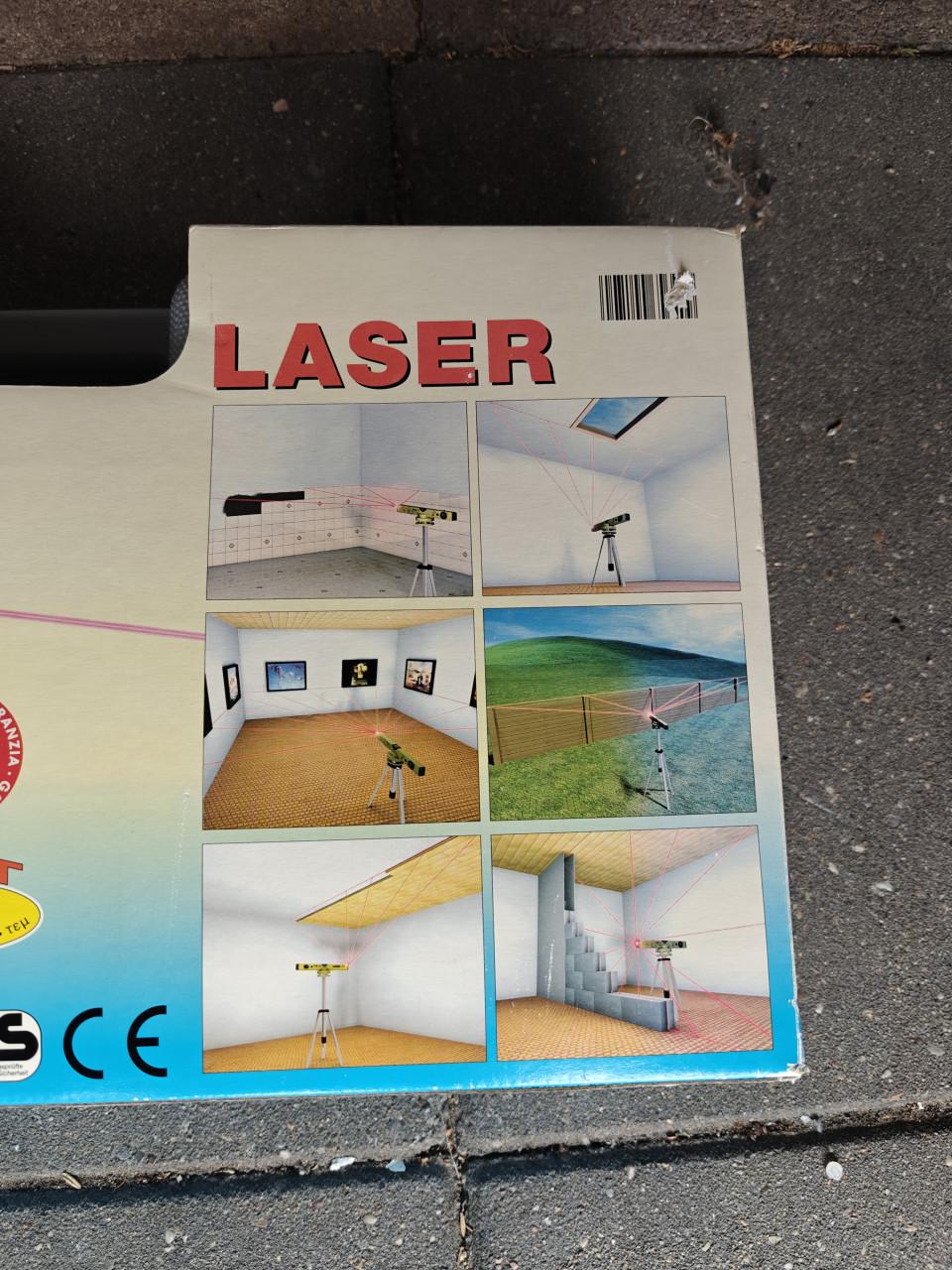 Powerfix laser + bouwlamp