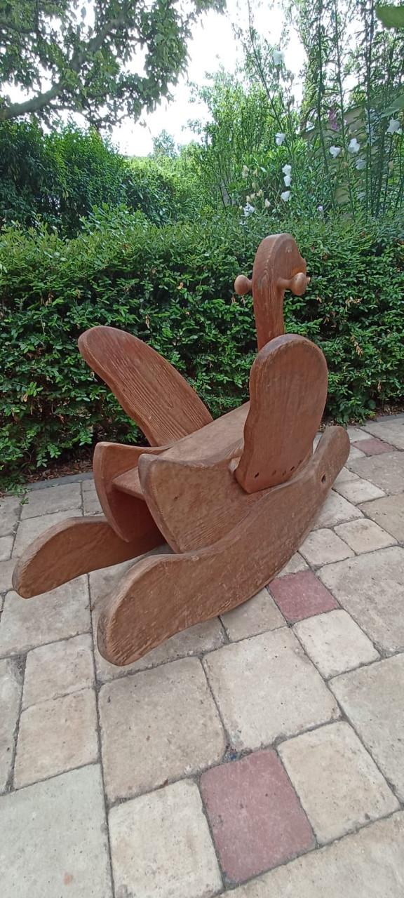 Hobbel zwaan  Hout