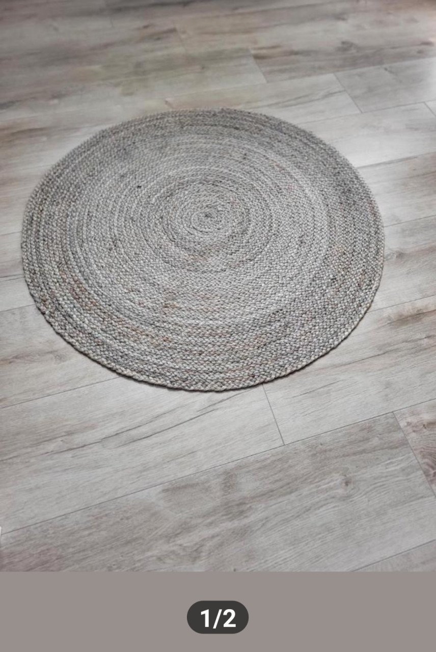 Nieuw jute vloerkleed