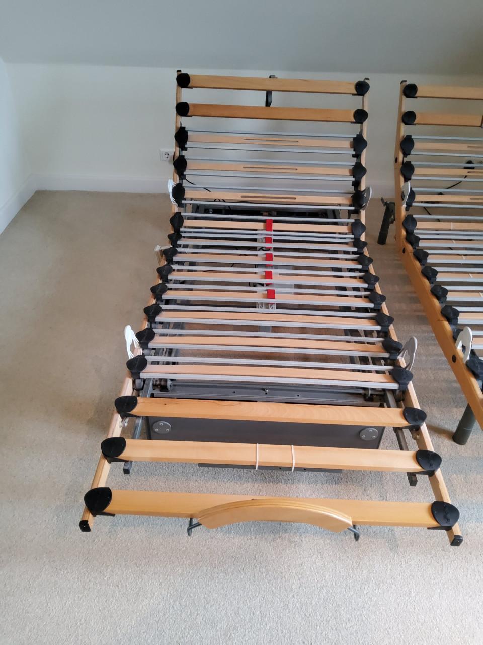 Vrijzwevende lattenbodem. Lattoflex