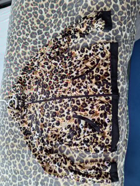Panterprint set vest+broek