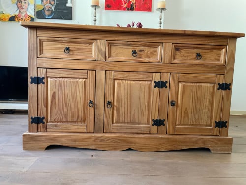 Dressoir + bijpassende spiegel
