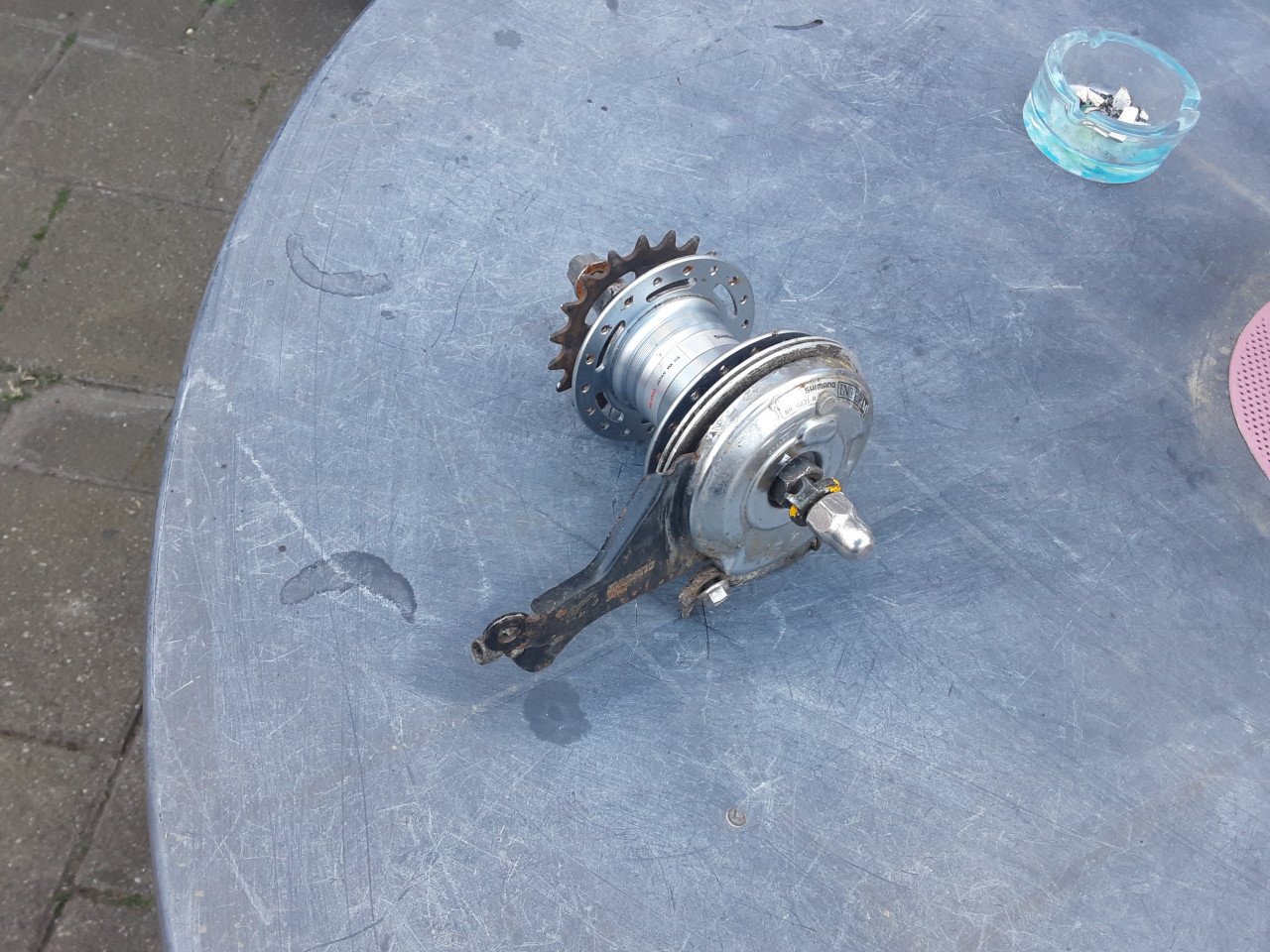 3 speed naaf met rollerbrake rem