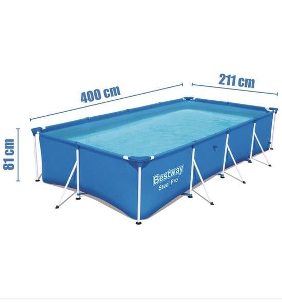 Opzetzwembad 4x2 400 x 211 cm