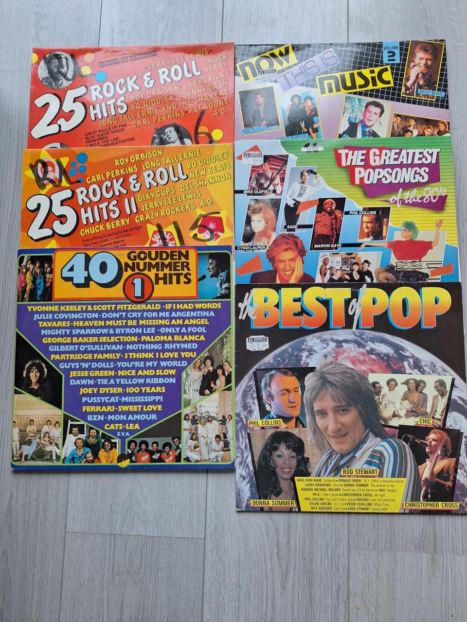 Verzamel lp s jaren 60 70 80