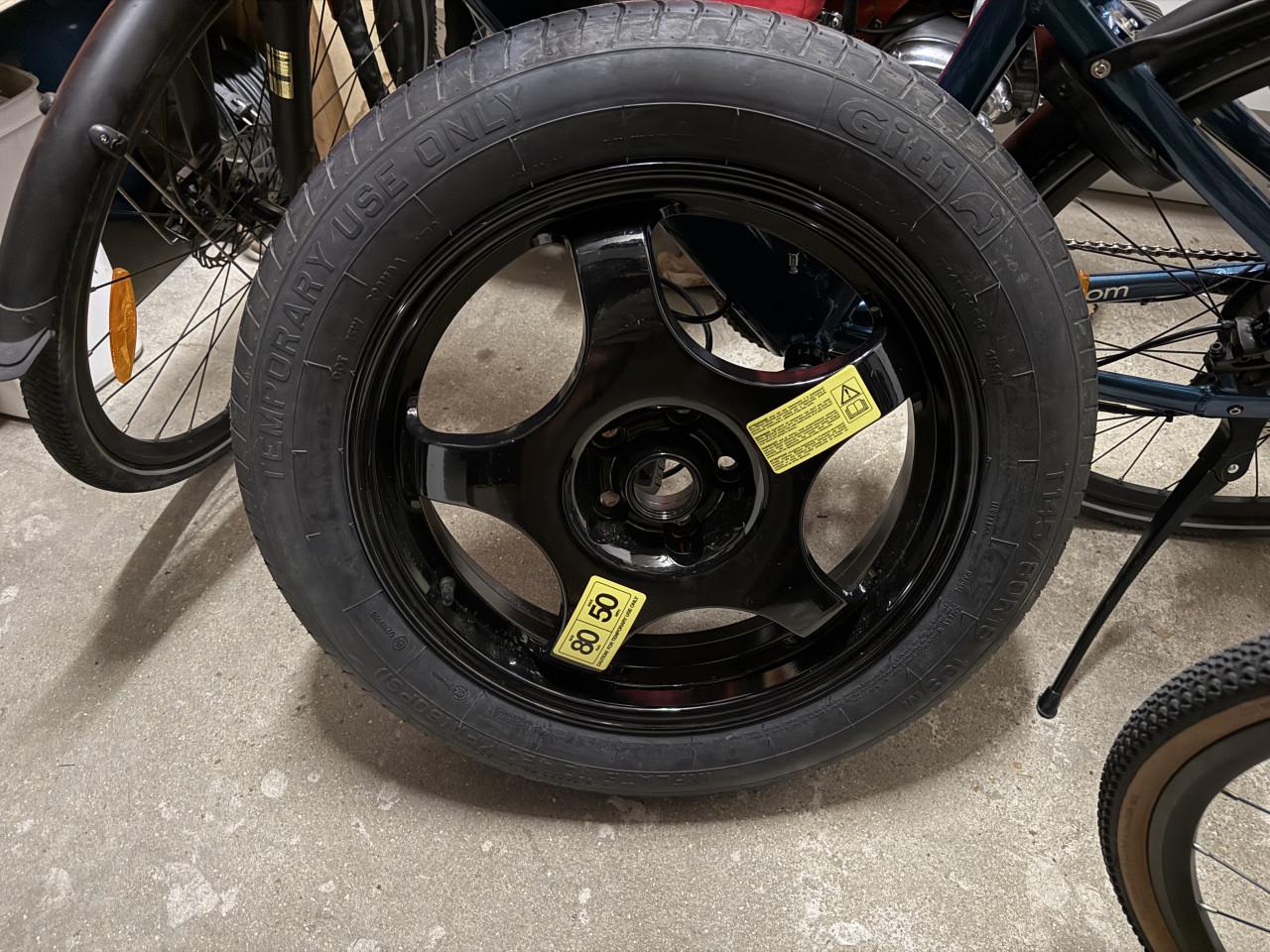 Reserve wiel thuiskomer Mercedes CLS