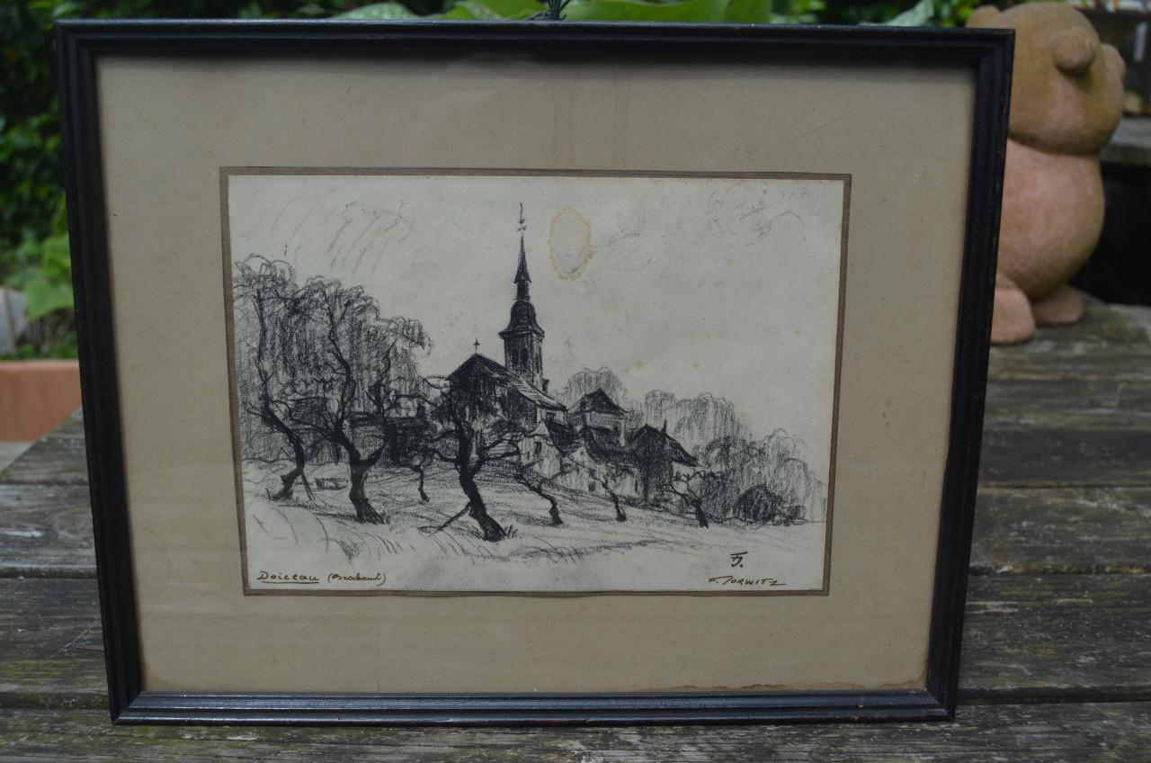 Tekening Doiceau F. Jorwitz Waals Brabant