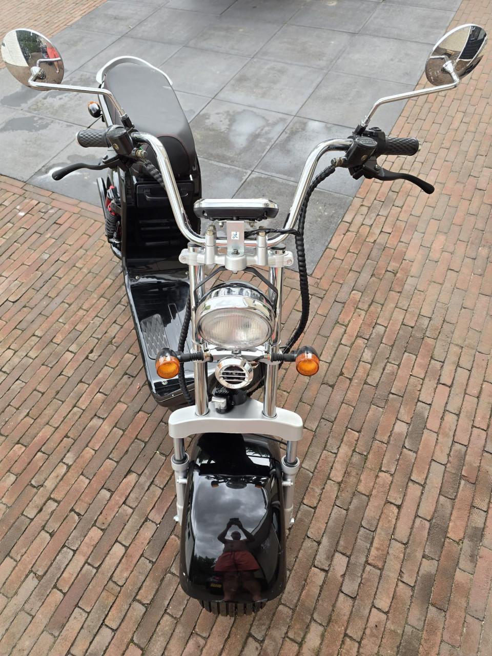 Citycoco electrische scooters geel kenteken als set te koop