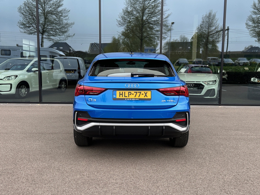Audi Q3 sportback 45 tfsie s-line | keyless | dode hoek | adapt. cruise | e