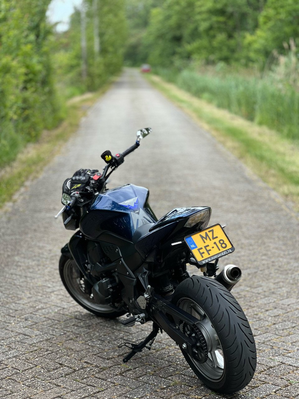 Kawasaki z750 Blauw 2008