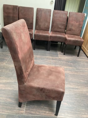 Te koop: 6 stoelen + tafel