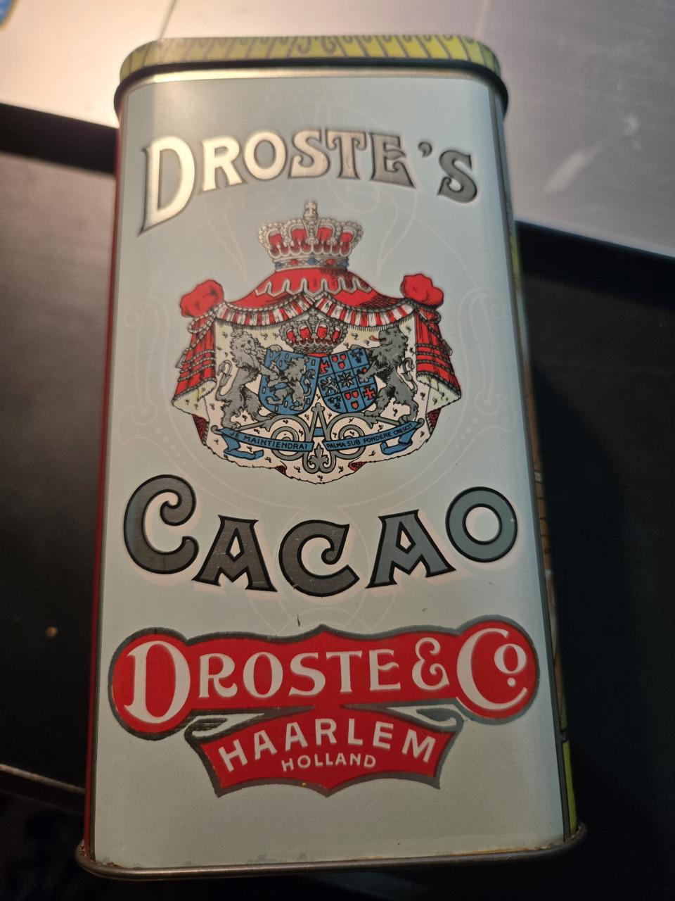 Vintage Droste Cacao en Pastilles Blik