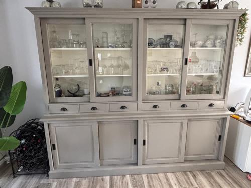 Buffetkast Napoli 220cmx258cmx53cm Oud grijs antiek